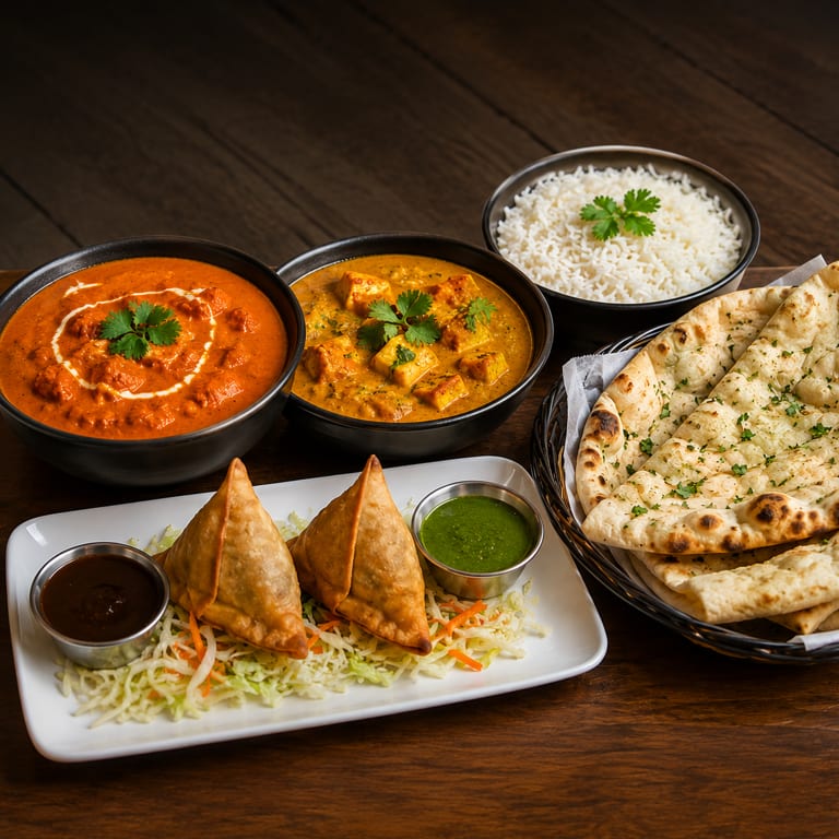 Delicious Garlic Naan Awaits